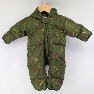 Columbia Baby Snowtop II Bunting Snowsuit 1 Piece Down Suit 12 Months